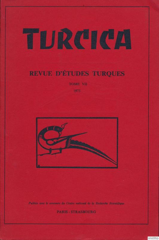 Turcica.%20Revue%20D’Etudes%20Turque%20-%20Tome%207%20-%201975