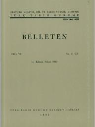 Belleten%20:%20Sayı%20:%20021%20,%20022-Yıl%201942%20II.%20Kânun-Nisan%20:%20Cilt%20:%206