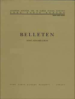 Türk Tarih Kurumu, Belleten 106. Sayı, Kolektif