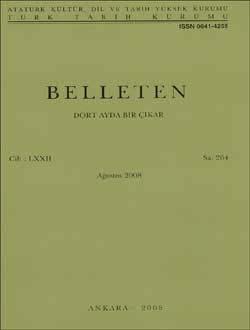 Türk Tarih Kurumu, Belleten 264. Sayı, Kolektif