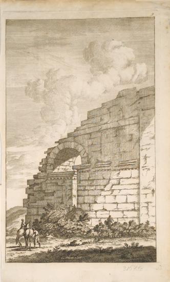 Voyage au Levant, Efes’te Stadyum Giriş Kapısı. Selçuk-İzmir, Cornelis de Bruyn
