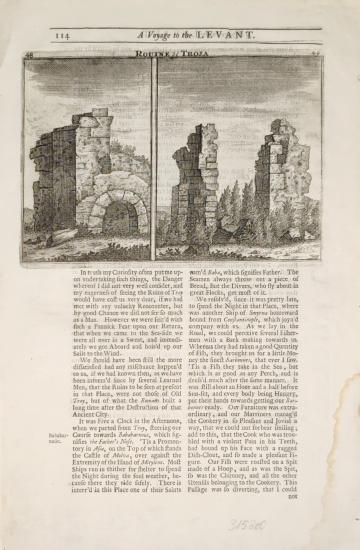 Voyage au Levant, Rouine or Troja, Cornelis de Bruyn