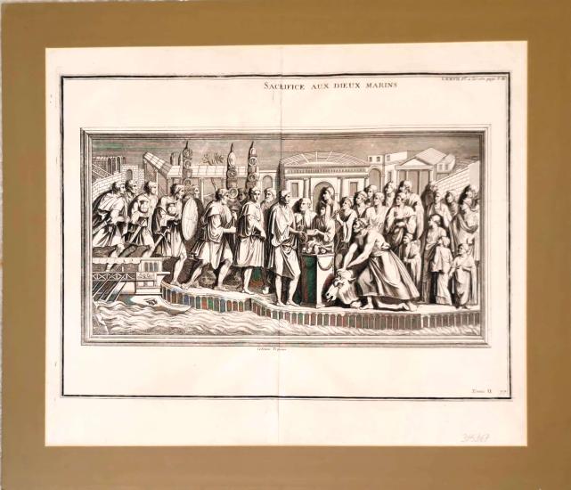 L’antiquite Expliquée et Représentée En Figures Tome Second, Paris, Siyah-Beyaz, 1722