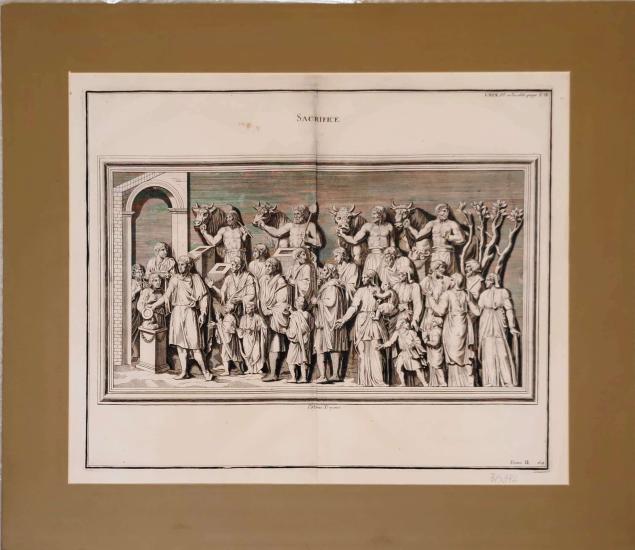 L’antiquite Expliquée et Représentée En Figures Tome Second, Paris, Siyah-Beyaz, 1722