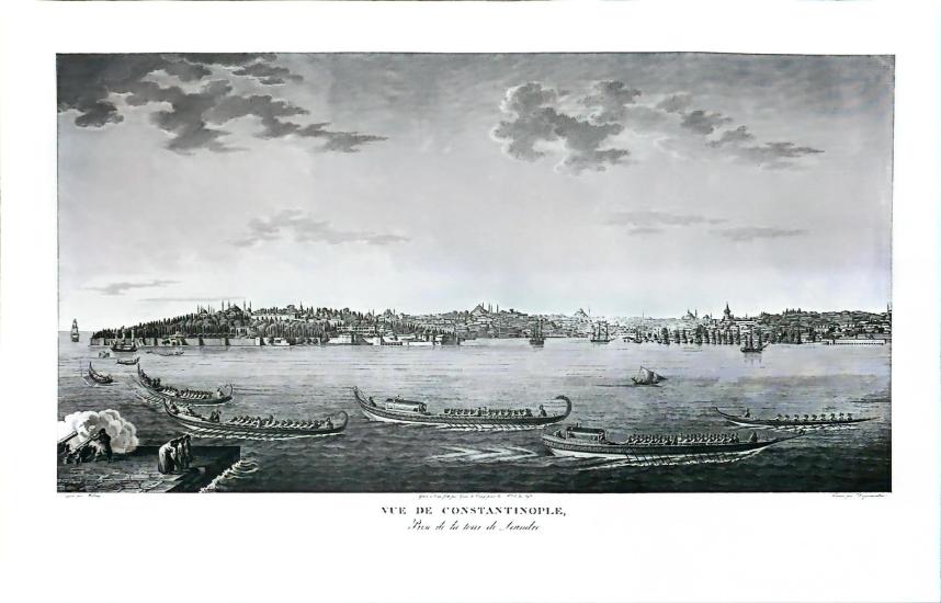 Antoine Ignace Melling, Paris, Siyah-Beyaz, 1819