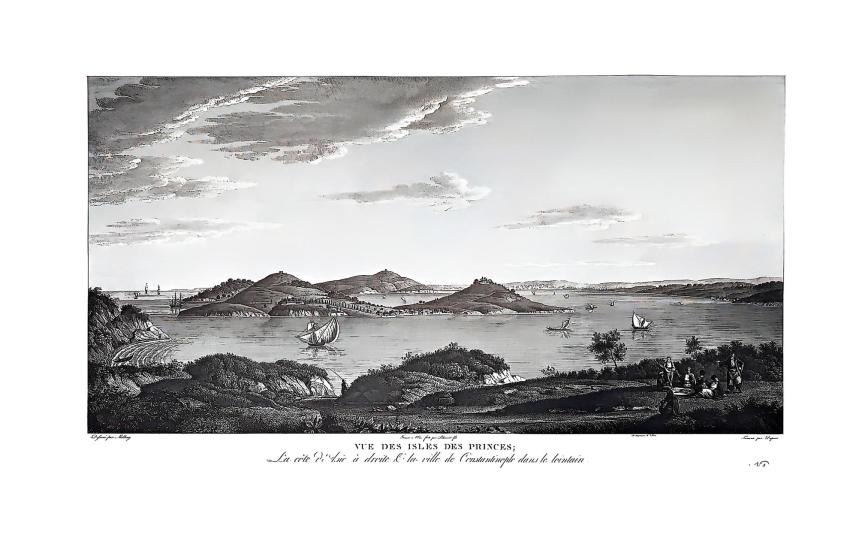 Antoine Ignace Melling, Paris, Siyah-Beyaz, 1819