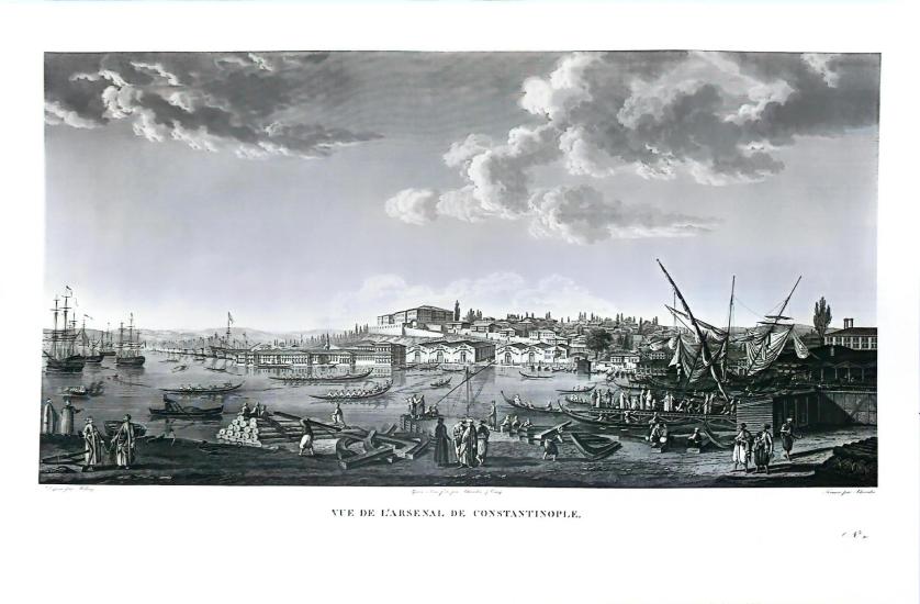 Antoine Ignace Melling, Paris, Siyah-Beyaz, 1819