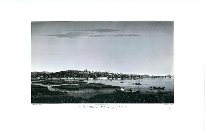 Antoine Ignace Melling, Paris, Siyah-Beyaz, 1819