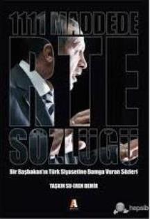 Akis Kitap, 1111 Maddede RTE Sözlüğü, Taşkın Su