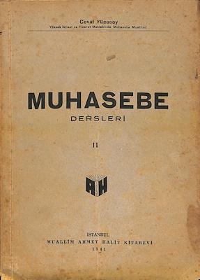 Ahmet Halit Kitabevi, Muhasebe Dersleri cilt II, Cevat Yücesoy